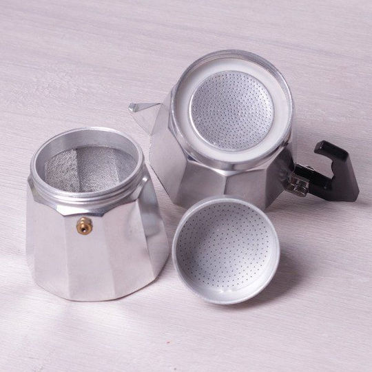 Kamille Electric Stovetop Espresso Pot 6 Cups Brown