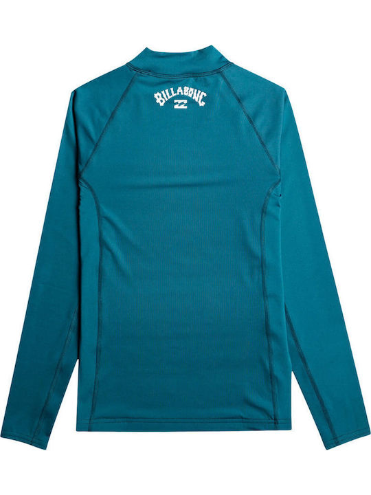 Billabong Waves All Day Kids Swimwear Rashguard Marine