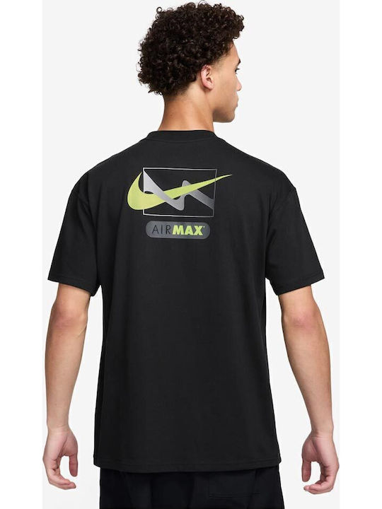 Sportswear Max90 Athletic Short Sleeve T-shirt Black