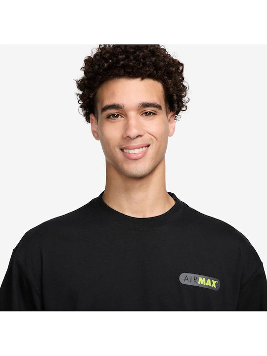 Sportswear Max90 Athletic Short Sleeve T-shirt Black