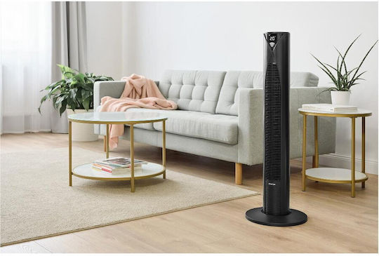 Sencor Ανεμιστήρας Πύργος 50W με Τηλεχειριστήριο Μαύρος