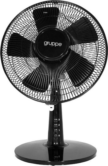 Gruppe YH-40D1 Επιτραπέζιος Ανεμιστήρας 60W Διαμέτρου 40cm Μαύρος