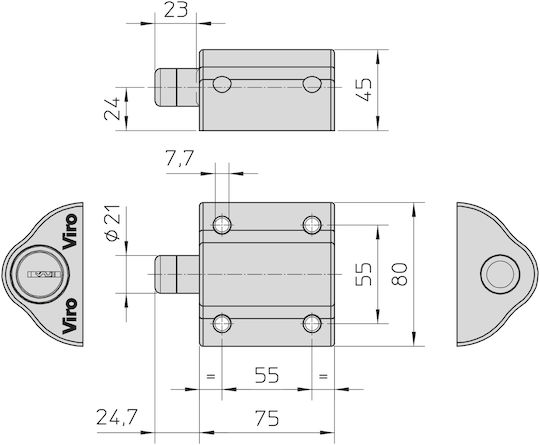 Viro Eagle Shutter Locking System