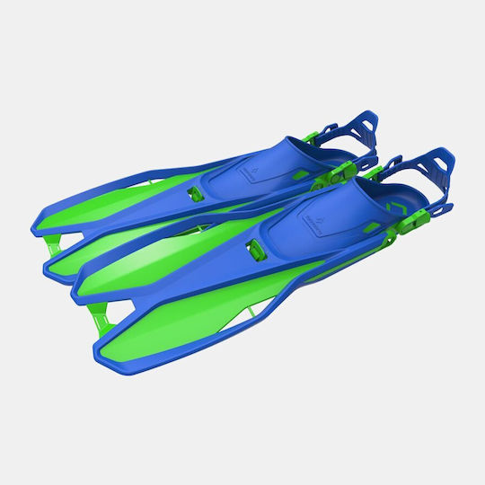 TECNOpro Flipper Schwimmen F6 C Travel Lang Blau