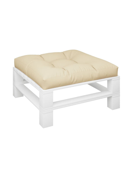 vidaXL Gartenstuhlkissen Paletten Beige 70x70cm
