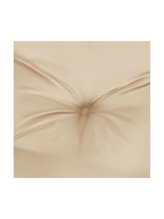 vidaXL Gartenstuhlkissen Paletten Beige 70x70cm