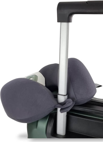 Forecast Memory Foam Travel Pillow 28x26x12cm Gray