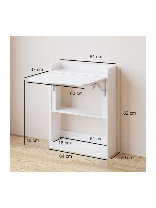 Παιδικό Γραφείο Λευκό 64x82x82cm Παιδικό Γραφείο Λευκό 64x82x82cm