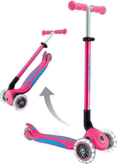 Globber Kids Scooter Elite 3-Wheel for 3+ Years Fuchsia
