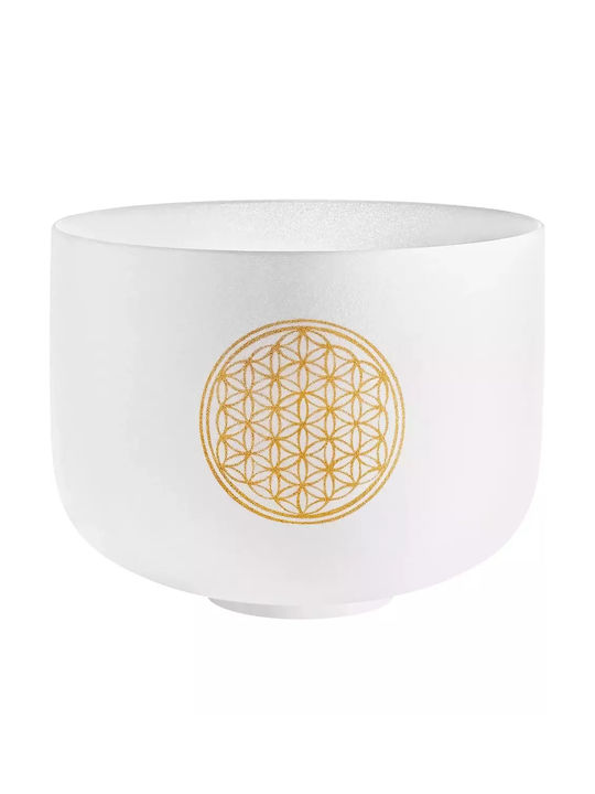 Κρυστάλλινο Singing Bowl Τσάντα Αποθήκευσης Νότα F Crystal Singing Bowl Flower Life