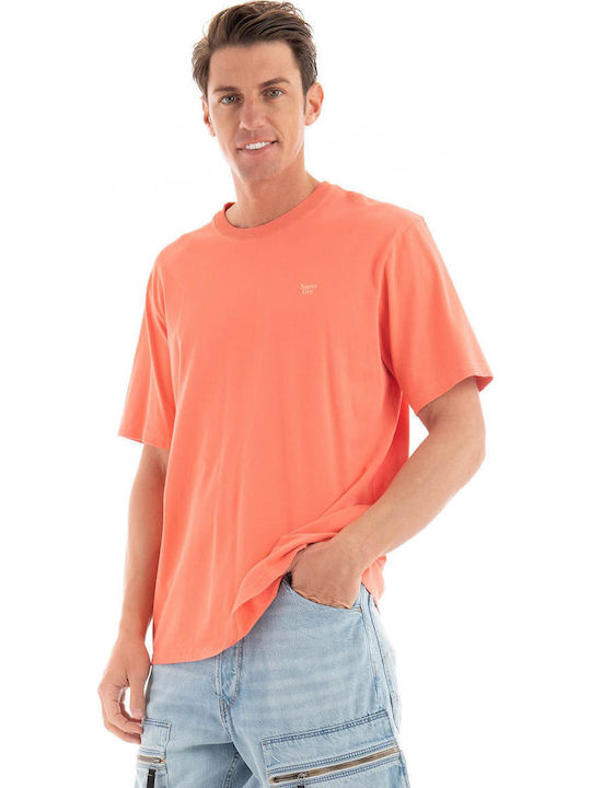 D2 Ovin Vintage Washed T-shirt Red