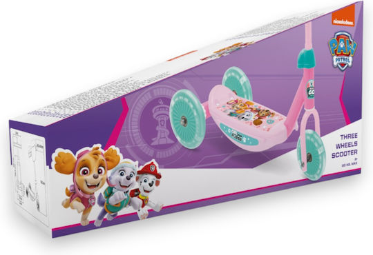 Nickelodeon Παιδικό Πατίνι Paw Patrol Τρίτροχο Τιρκουάζ
