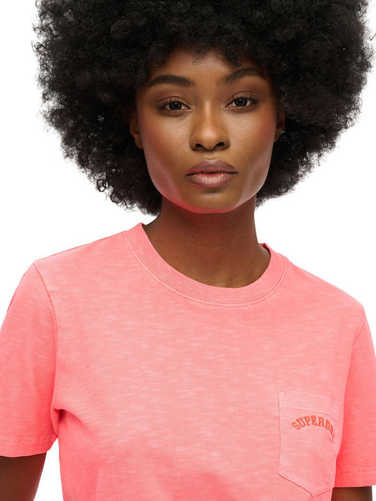 Damen Bluse Fiery Coral