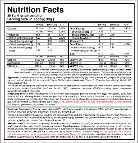 GoldTouch Nutrition Iso Touch 86% Organic Whey Protein with Cookie Dough Flavor 2kg