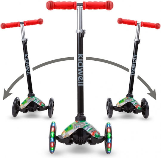 Kidwell Kids Scooter Foldable Uno 3-Wheel for 3+ Years Multicolour