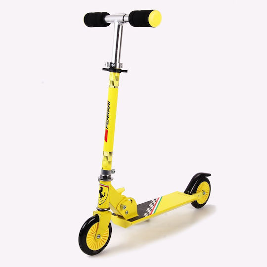 Mesuka Scutere Copii Pliabil Ferrari Kids Scooter 2 Roti Galben
