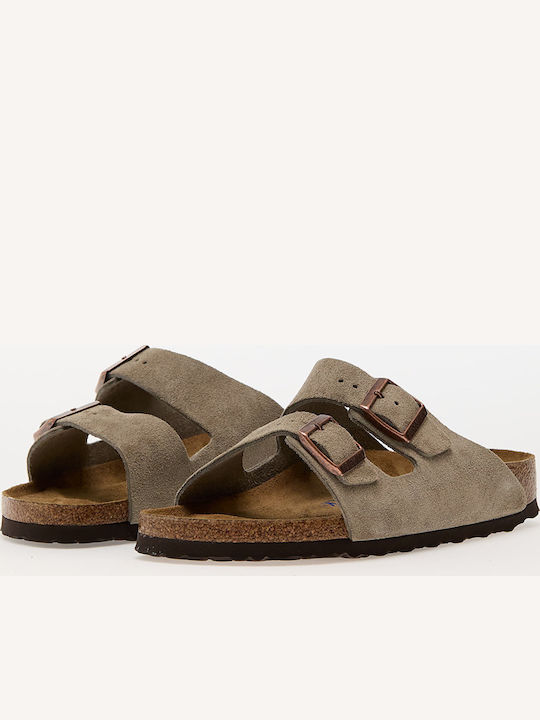 Arizona Women's Flat Sandals Anatomic in Beige Color Narrow Fit