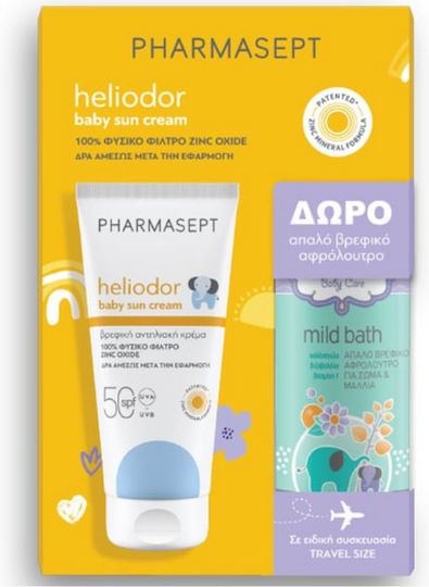 Pharmasept Heliodor Waterproof Baby Sunscreen Emulsion SPF50 100ml