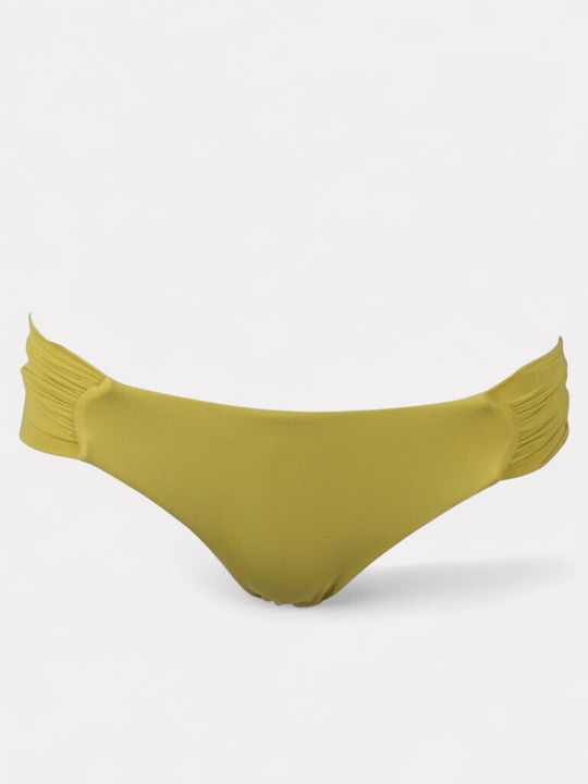 Set Bikini 3 Stücke mit Abnehmbarer Verstärkung Brasilien Grün