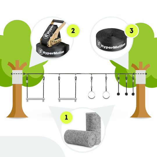 Kinder Ninja Hypermotion 7 Hindernisse Sportspielzeug