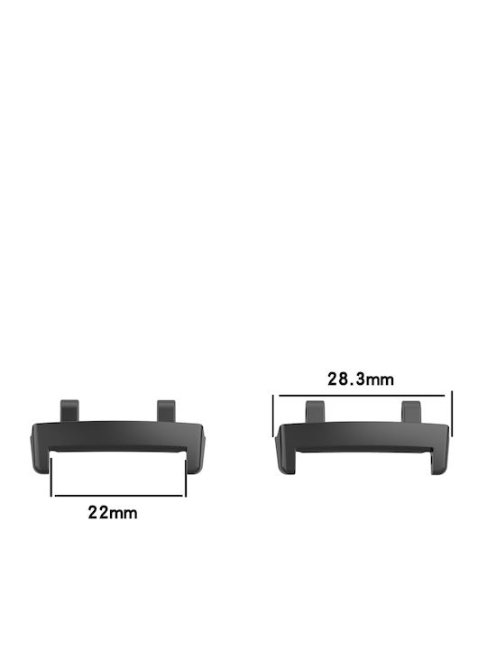 Amazfit T-rex 3 1 Pair Metal Head Adapter Watch Strap Slot Removal Tool Silver