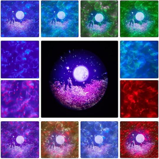 Led Παιδικό Φωτιστικό Projector Night Light 3 Light