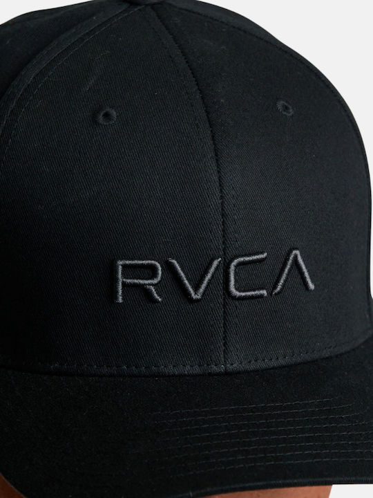 Men's Rvca Twill Snapback Ii Black Charcoal Avyha00457_bcl