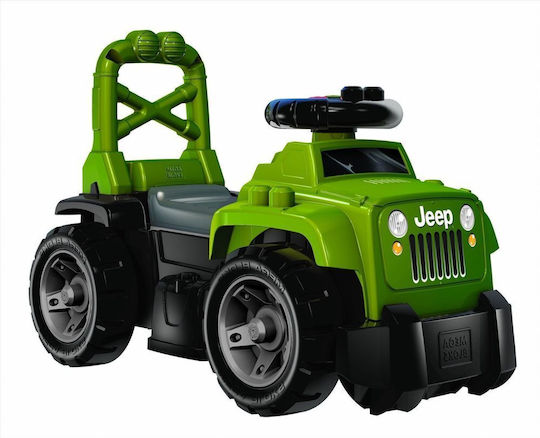 Fisher Price Mega Bloks Jeep 3 in 1 Αυτοκινητάκι Ride On για 12+ μηνών Πράσινο