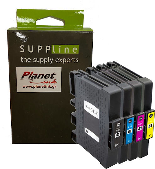 Πακέτο Συμβατών Μελανιών Εκτυπωτή InkJet Ricoh GC-41 136ml 4τμχ