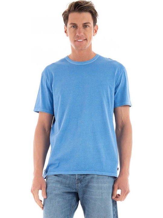 Tricou Gold Tab Albastru Cer