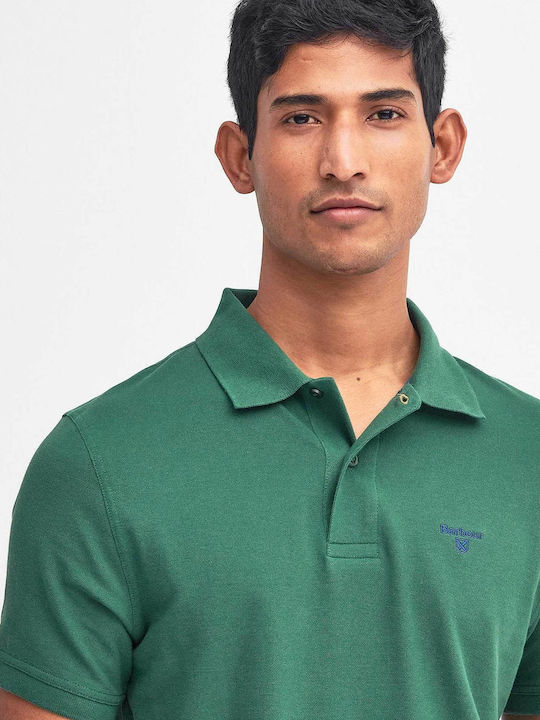 Polo Short Sleeve Blouse Green