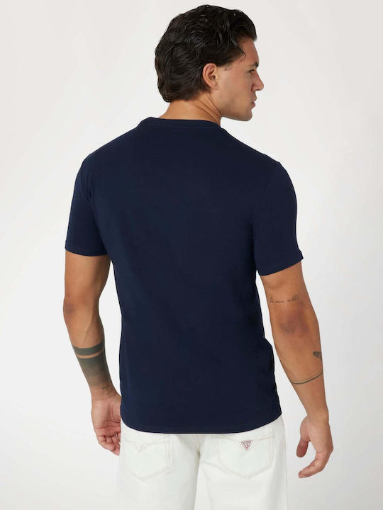 Guess T-shirt Σκούρο Μπλέ