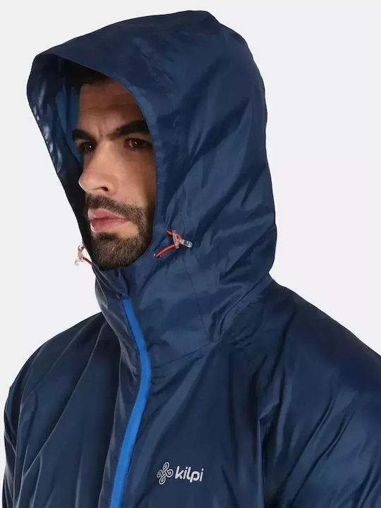 Μπουφάν Αδιάβροχο και Αντιανεμικό Dark Blue