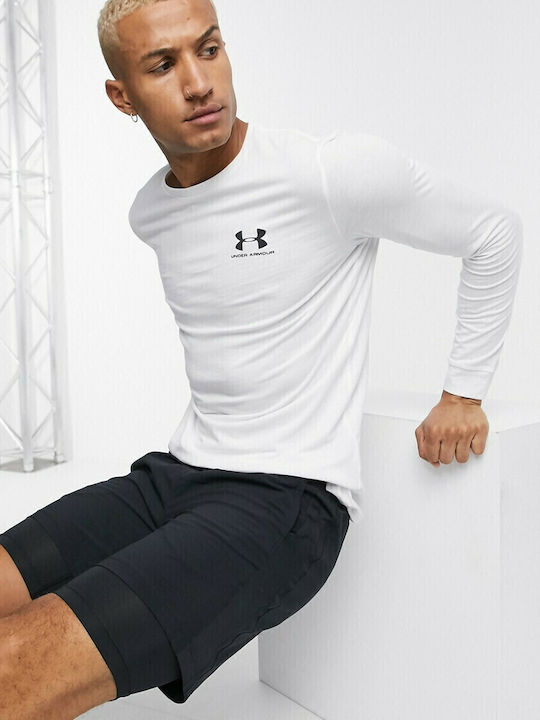 Ua Sportstyle Athletic Long Sleeve Blouse White