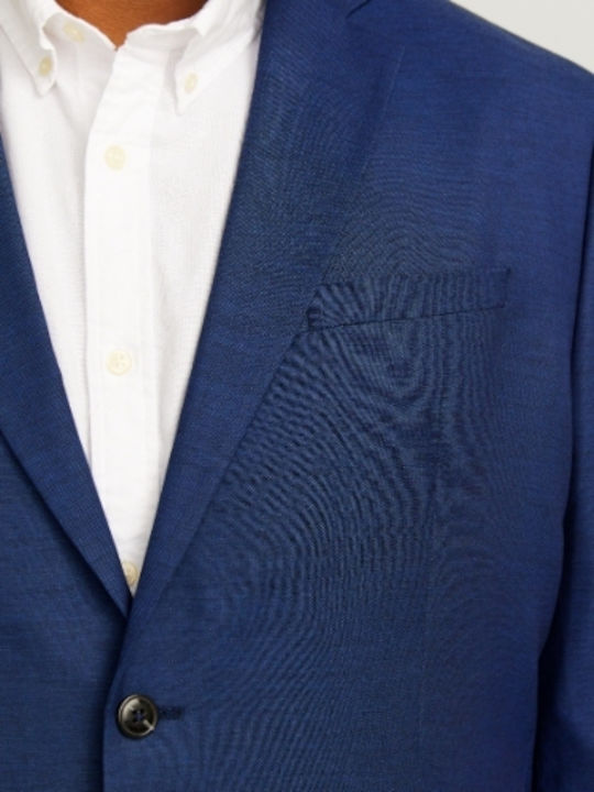 Men's Suit Jacket Regular Fit Medieval Blue