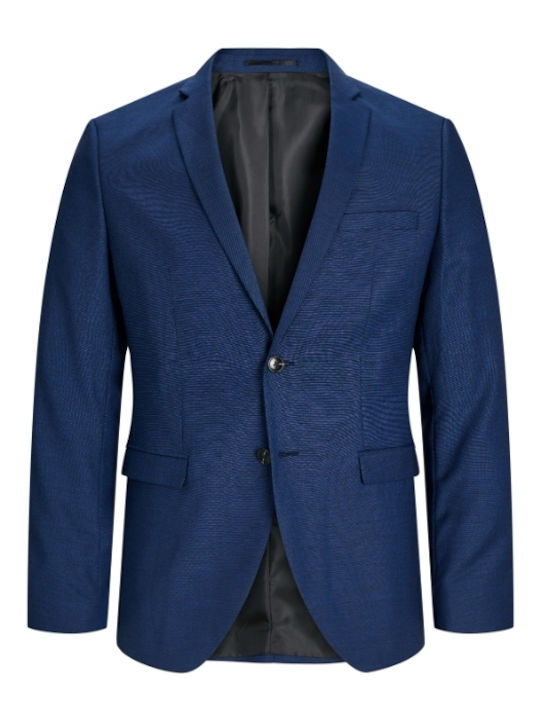 Men's Suit Jacket Regular Fit Medieval Blue