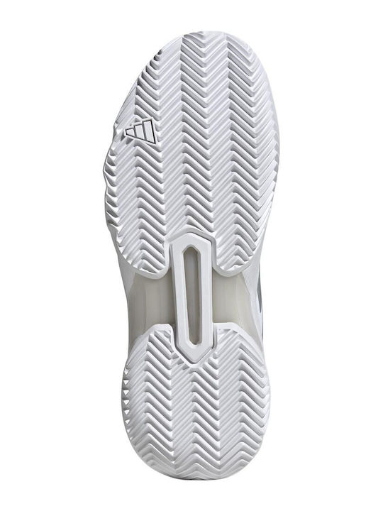 adidas Courtjam Control 3 Women's Tennis Shoes for Clay Courts White