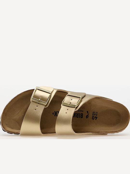 Arizona Women's Anatomic Sandals Gold Narrow Fit