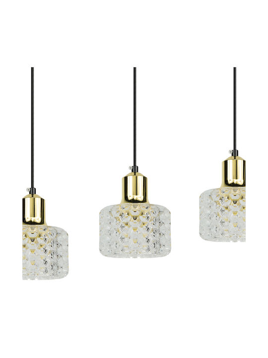 Eko Light Κρεμαστό Φωτιστικό Χρυσό με Ντουί G9