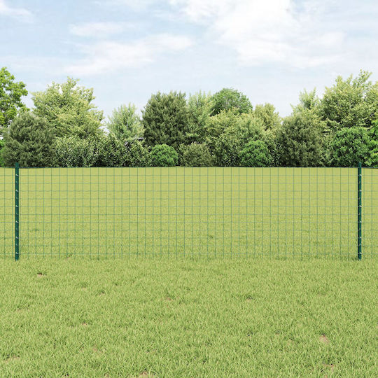 Vidaxl Fence Posts 5 Pcs U-channel Green Steel 100x8.6x1.5cm Green