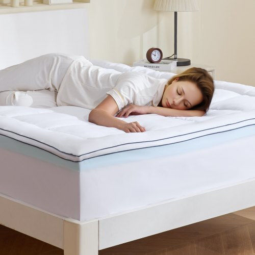 Vevor Matratzentopper Doppel Memory-Schaum 152x203x7.62cm