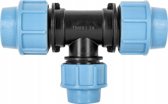 Unidelta 603140 T în formă de conector în formă de țeavă 40mm