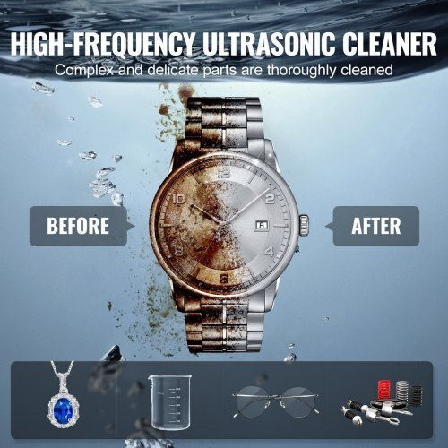 Vevor Ultrasonic Cleaner 6lt with Mechanical Timer