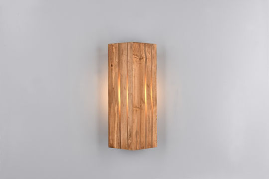 Trio Lighting Vintage Leuchte Wand mit Fassung E27 Beige 14x14x11cm