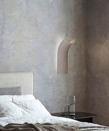 Sun Light Modern Wall Lamp Grey 10x12.8x30cm
