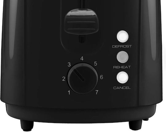 Amica Toaster 2 Slots 750W Black