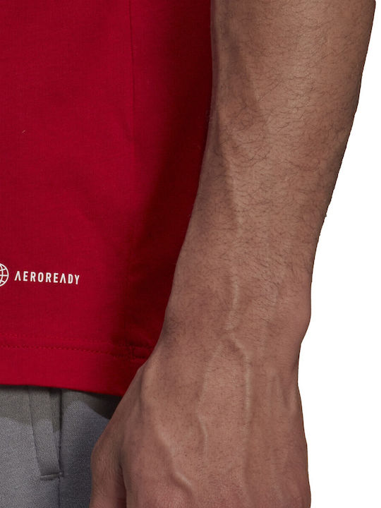 Entrada 22 Aeroready Sportliches T-Shirt Rot