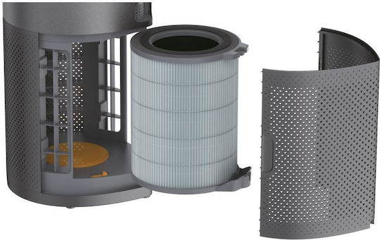 Hoover H-Purifier 700 Air Purifier 42W for Spaces 110m² Titanium