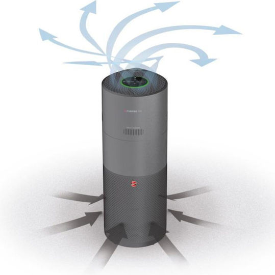Hoover H-Purifier 700 Air Purifier 42W for Spaces 110m² Titanium