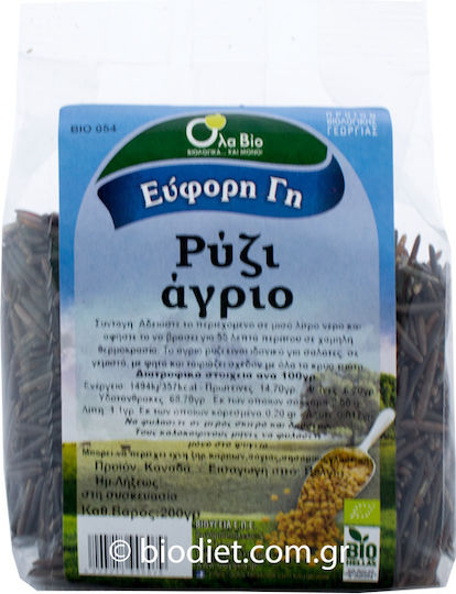 Όλα Bio Βιολογικό Ρύζι Άγριο 200gr